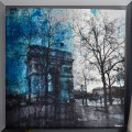 A05. Parvez Arc de Triomphe print on canvas. 